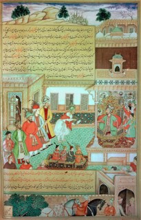 A 16th century illustration of a 14th century Persian story The History of the Mongols