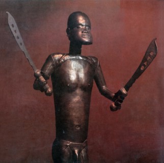 This almost life size altar image is of the cult god Gu, to whom was attributed the ultimate power in life and death