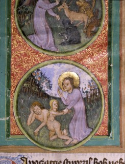 A vignette from the Olomouc Bible