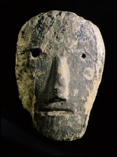 Celtic stone head from southwestern England