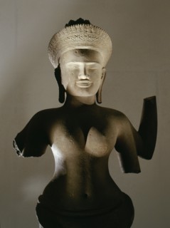 Statue of goddess with four arms