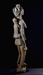 A maternity figure in the Sakalava style possibly a house post