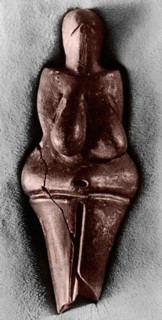 Stylised female figurine, the so called Vestonice Venus