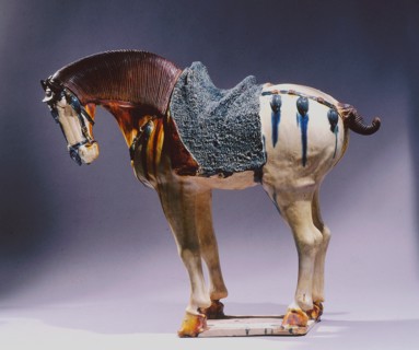 Tomb figure of a Ferghana horse