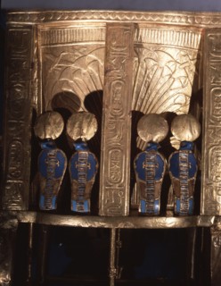 Back of the Golden Throne of Tutankhamun