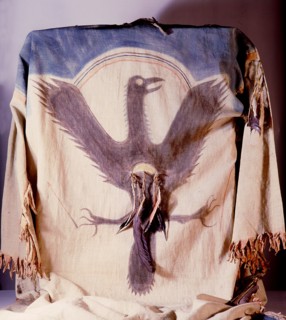 Ghost dance shirt with thunderbird design