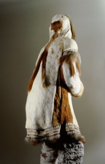 Coat made from animal hides