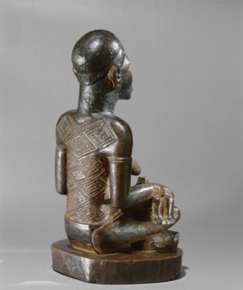 Mother and child carving (phemba) honouring female reproductive power, an idealised image of womens role, and by implication of the growth and wealth of the kingdom