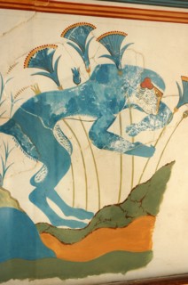 The Blue Monkey fresco from the House of the Frescoes