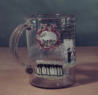 Burial society (or Hevra Kaddisha, Holy Society) glass