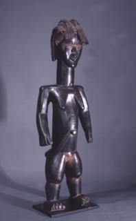 Regarded as an idealised portrait of a favoured wife or daughter these figures were prestige objects commissioned by wealthy men