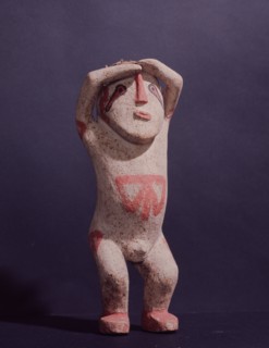Kachina doll painted with phallic symbols