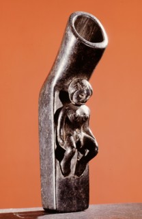 Ceremonial stone pipe