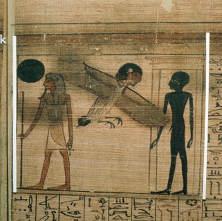 A vignette from the Book of the Dead of Neferrenpet