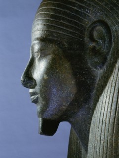 Inner scarcophagus, originally from an unidentified XIXth Dynasty burial but reused in the burial of XXIst Dynasty Pharaoh Psusennes I in the royal necropolis at Tanis
