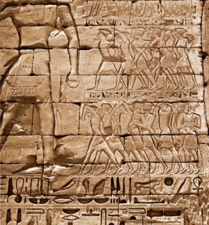 Relief from the temple of Ramesses III at Medinet Habu