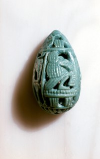 Amulet in the form of an openwork cowrie shell