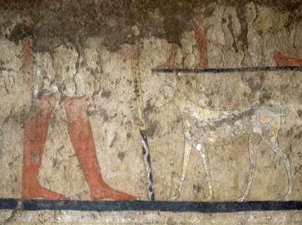 Fragment of a painting from the tomb of Ity