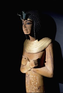 One of the many shabti from the tomb of Tutankhamun