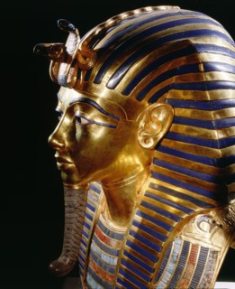 The mask of Tutankhamun