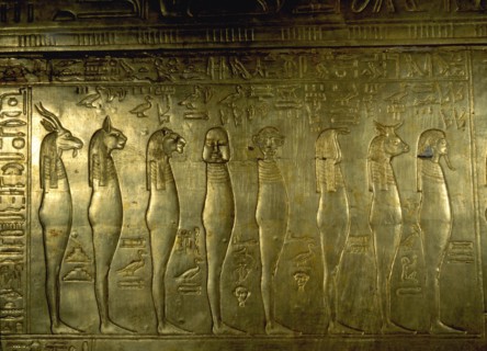 Details from Tutankhamuns shrine in the form of the second sactuary of the South (Per Wer)