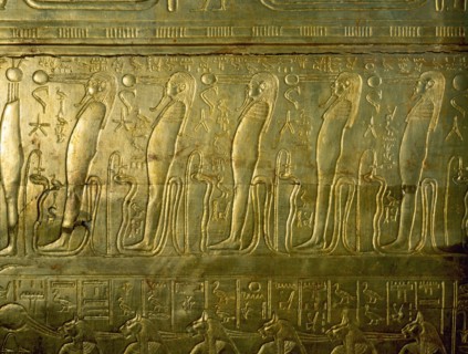 Details from Tutankhamuns shrine in the form of the second sactuary of the South (Per Wer)