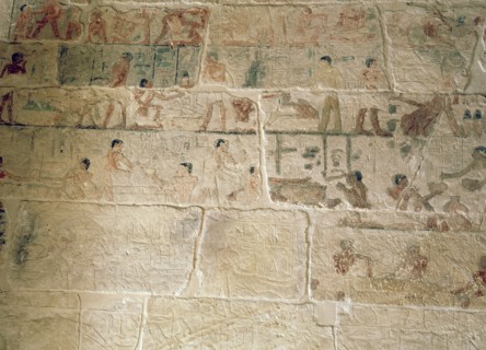 Reliefs in the tomb of Ankhmahor at Saqqara