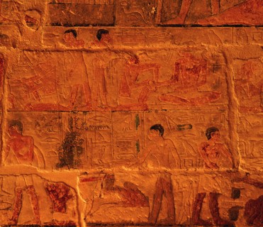 Reliefs in the tomb of Ankhmahor at Saqqara