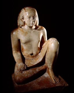 Statue of a seated dignitary from the court of pharaoh Psammetichus I