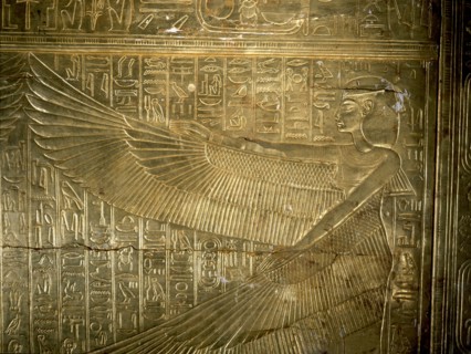A detail of the second largest shrine of Tutankhamun