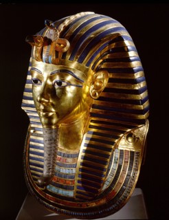 The mask of Tutankhamun