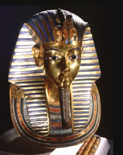 The mask of Tutankhamun