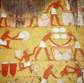 Painting in the tomb of Qenamun, West Thebes