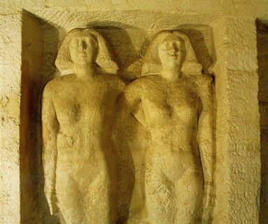 The tomb at Giza of Meresankh, one of the queens of Khephren