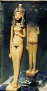 Statuette of a young concubine from the harem of King Amenhotep III