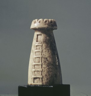 Tower shaped piece from a board game