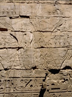 Relief depicting the feast of the erection of Mins masts