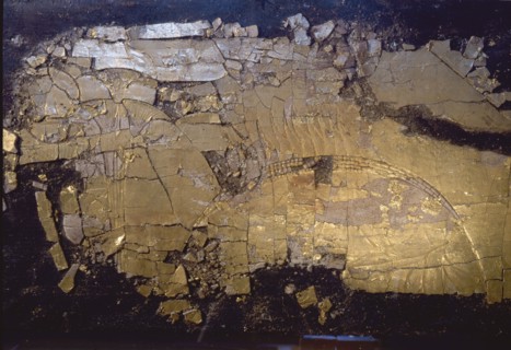 Detail from one of the panels of the shrine built to protect the sarcophagus of Queen Tiye, mother of Akhenaten