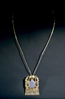 Scarab pectoral from the burial of Shoshenq II