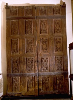 Decorated door