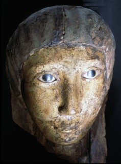 Head from a coffin of an aristocratic male