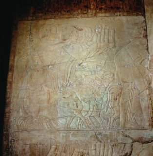 Limestone relief detail from the tomb of Khaemhet, overseer of the granaries of the Upper and Lower Egypt