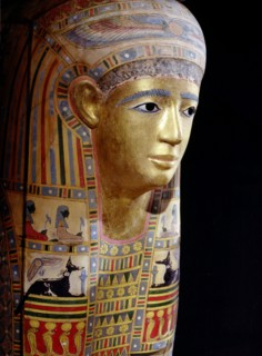 Roman period gilt coffin