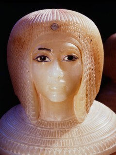Canopic jar from the unfinished tomb KV 55