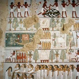 A painting in the tomb of Minnakht