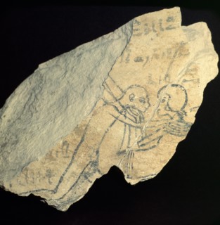 An artists practice sketch of a couple making love