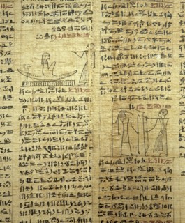 A vignette from the Book of the Dead of Neferrenpet