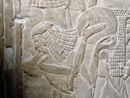 Relief from a private tomb at Saqqara, reused in the Serapeum