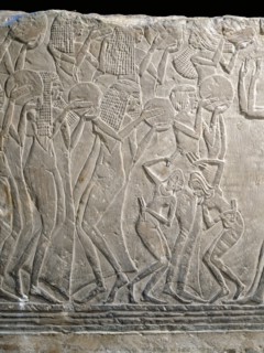Relief from a private tomb at Saqqara, reused in the Serapeum