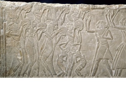 Relief from a private tomb at Saqqara, reused in the Serapeum